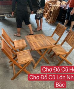 Bàn ghế gấp Cafe