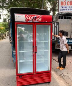 Tủ Coca 2 Cánh 1000L Mới 90% Máy Nguyên Zin