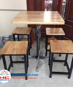 Bộ Bàn Ghế Cafe Đơn Giản